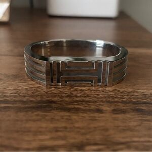 Tory Burch Silver Geometric Women's Bracelet